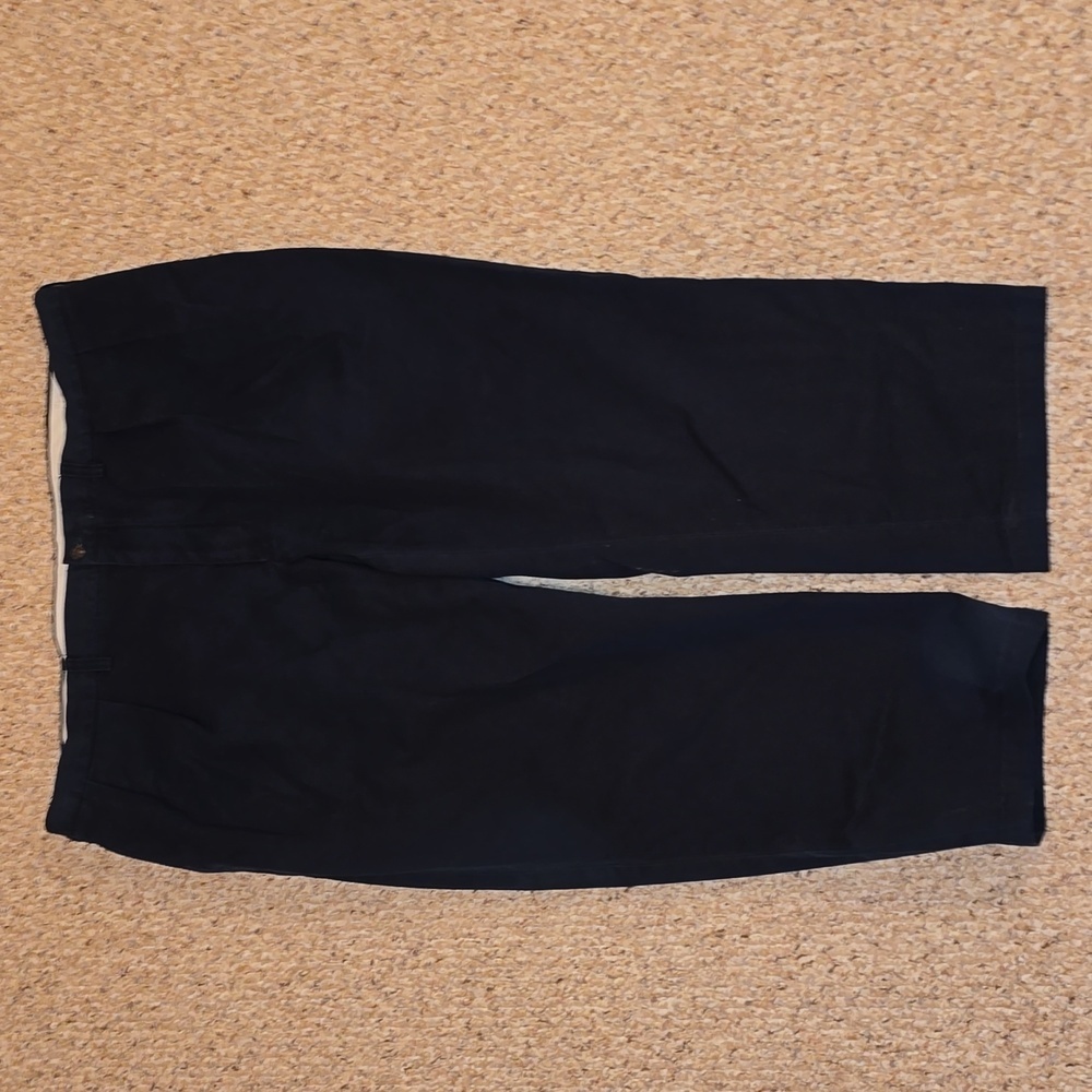 Men's Blue Pleated Classic Fit Pants Size 44B x 32